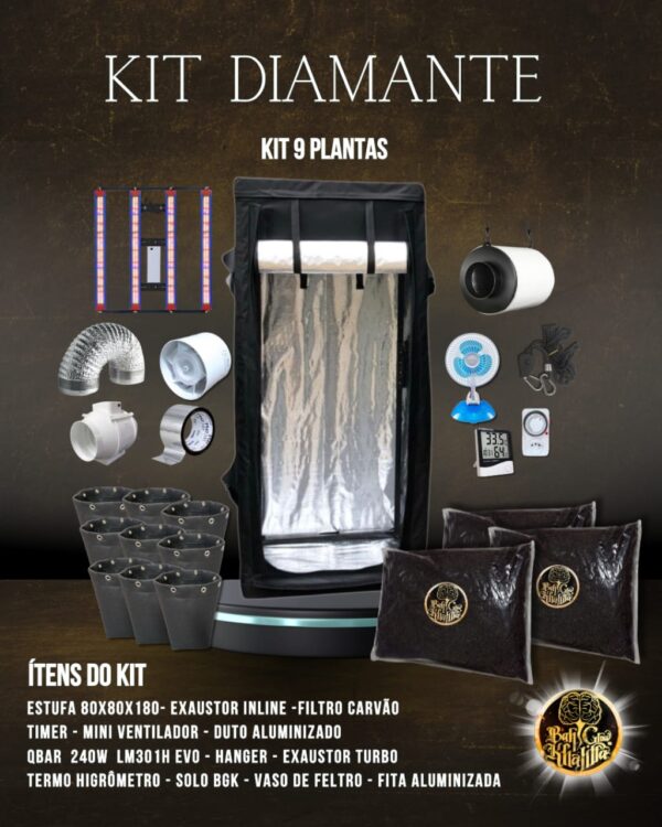 Kit Diamante BGK 9 Plantas