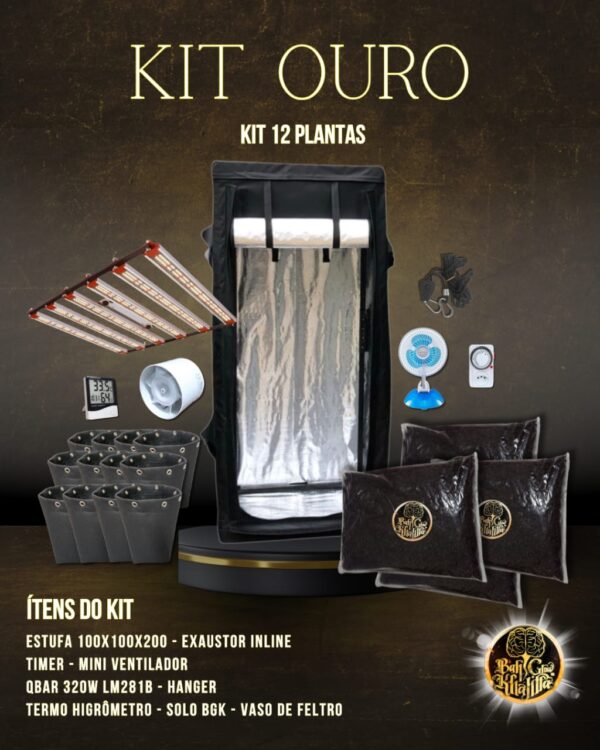 Kit Ouro BGK 12 Plantas
