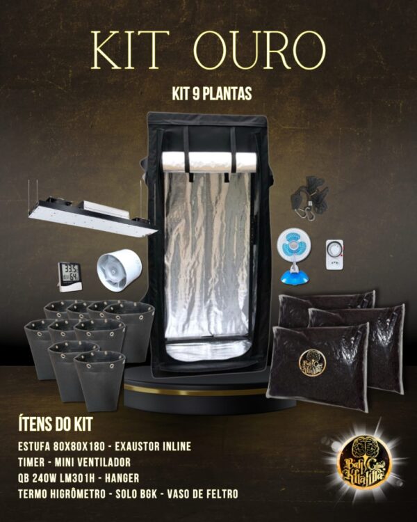 Kit Ouro BGK 9 Plantas